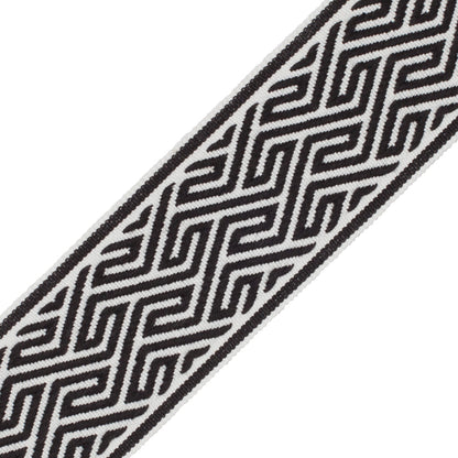 Labyrinth Border Trim by Samuel & Sons in Onyx