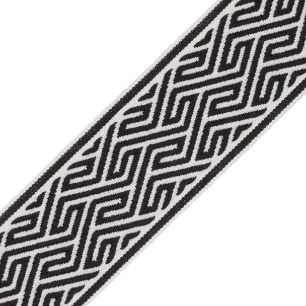 Labyrinth Border Trim by Samuel & Sons in Onyx