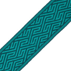 Labyrinth Border Trim by Samuel & Sons in Azure