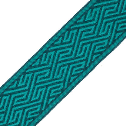 Labyrinth Border Trim by Samuel & Sons in Azure