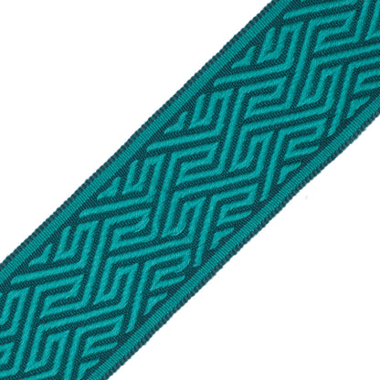 Labyrinth Border Trim by Samuel & Sons in Azure