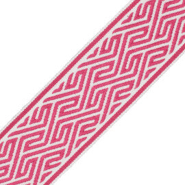 Labyrinth Border Trim by Samuel & Sons in Camellia