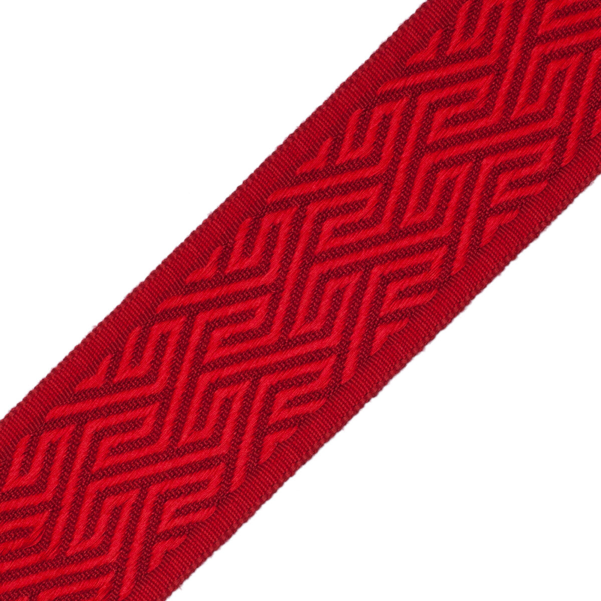 Labyrinth Border Trim by Samuel & Sons in Ruby