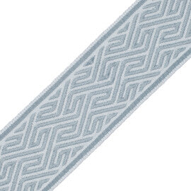 Labyrinth Border Trim by Samuel & Sons in Sea Glass