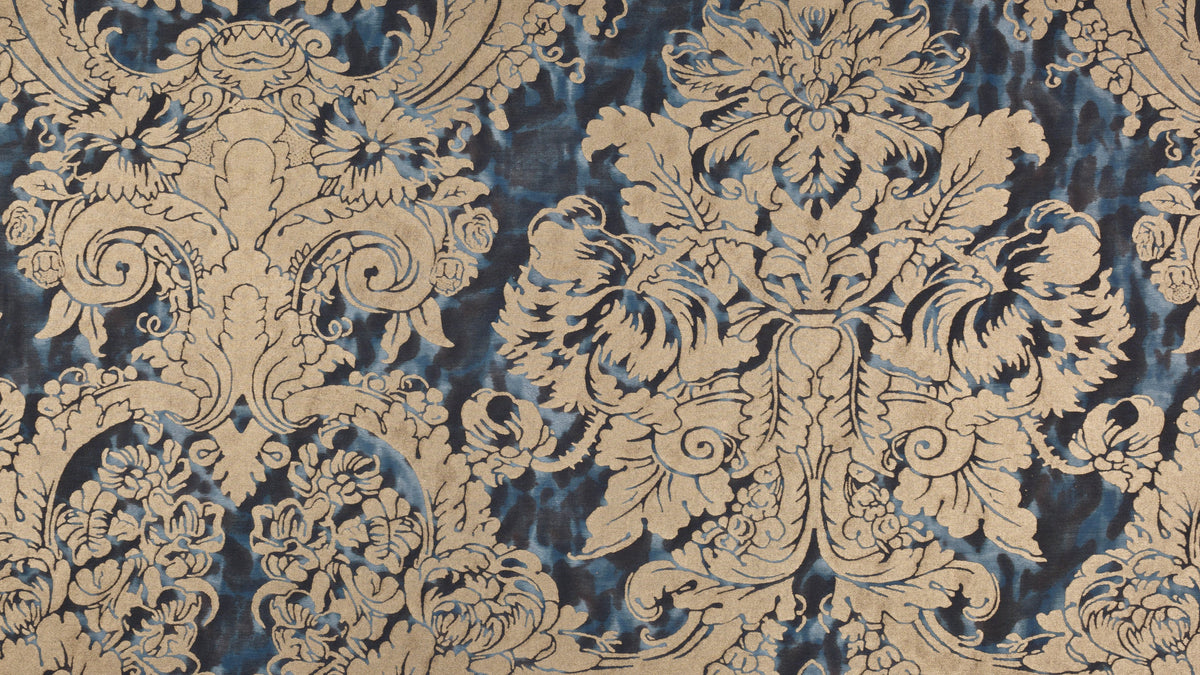 Dandolo Midnight blue & silvery gold