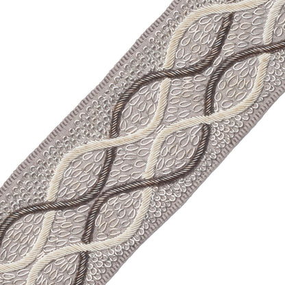 Charmer Embroidered Border Trim by Samuel & Sons in Twilight