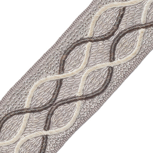 Charmer Embroidered Border Trim by Samuel & Sons in Twilight