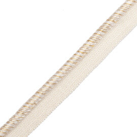 Whitney Cord With Tape Trim by Samuel & Sons in Moonstone