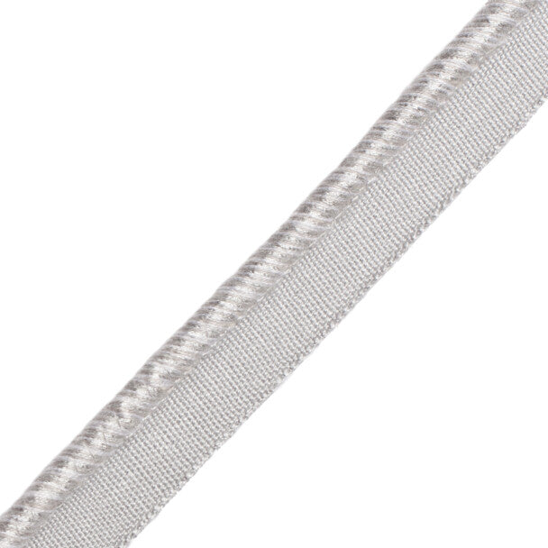 Whitney Cord With Tape Trim by Samuel & Sons in Silver