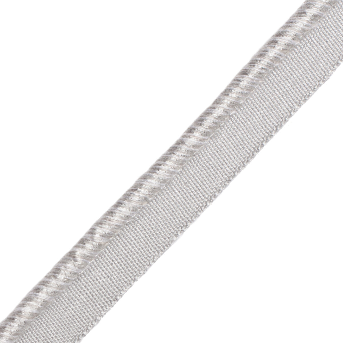 Whitney Cord With Tape Trim by Samuel & Sons in Silver