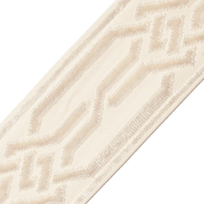 Portillon Épinglé Velvet Border Trim by Samuel & Sons in Pearl