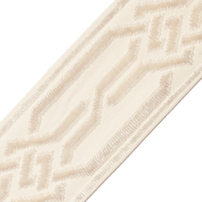 Portillon Épinglé Velvet Border Trim by Samuel & Sons in Pearl