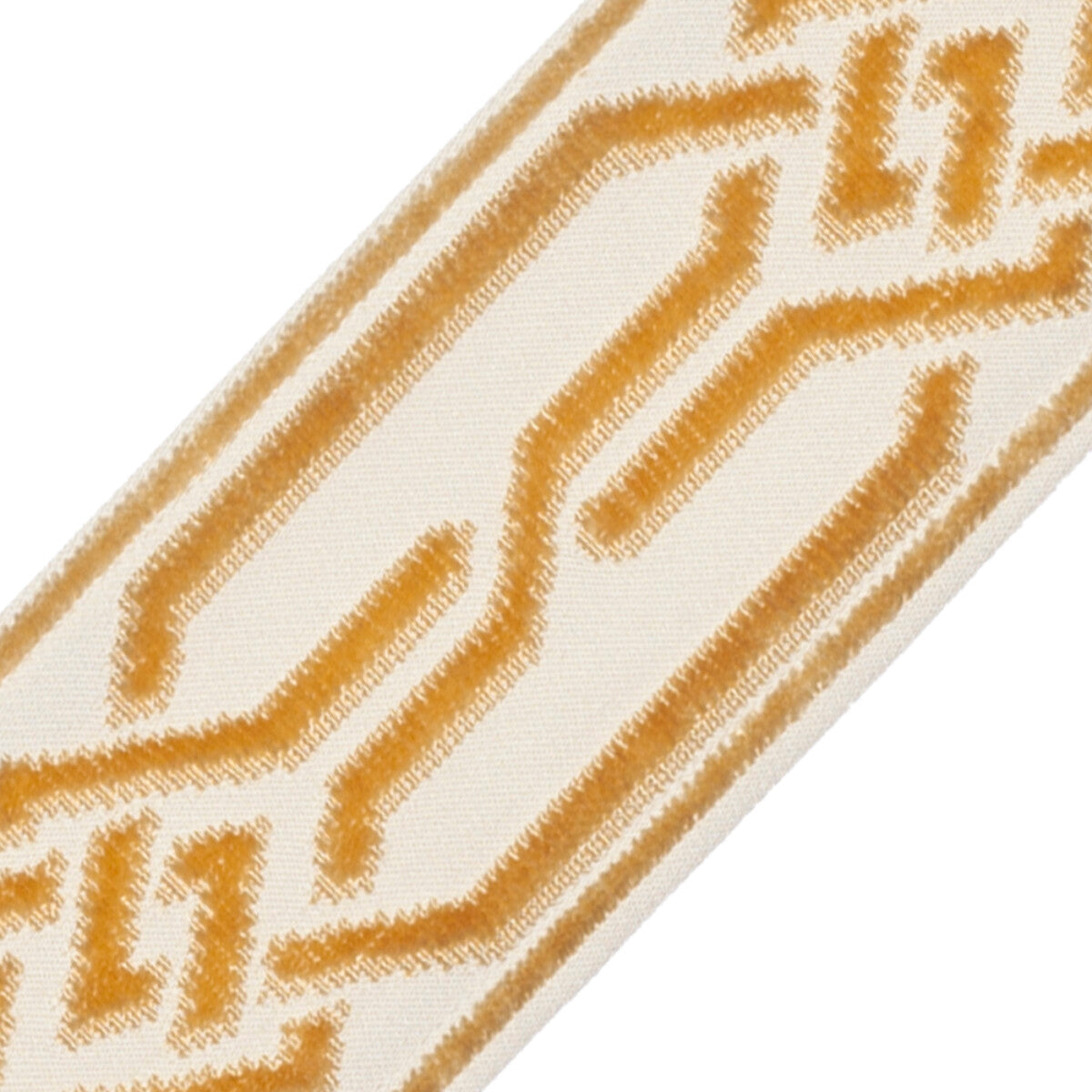 Portillon Épinglé Velvet Border Trim by Samuel & Sons in Ingot