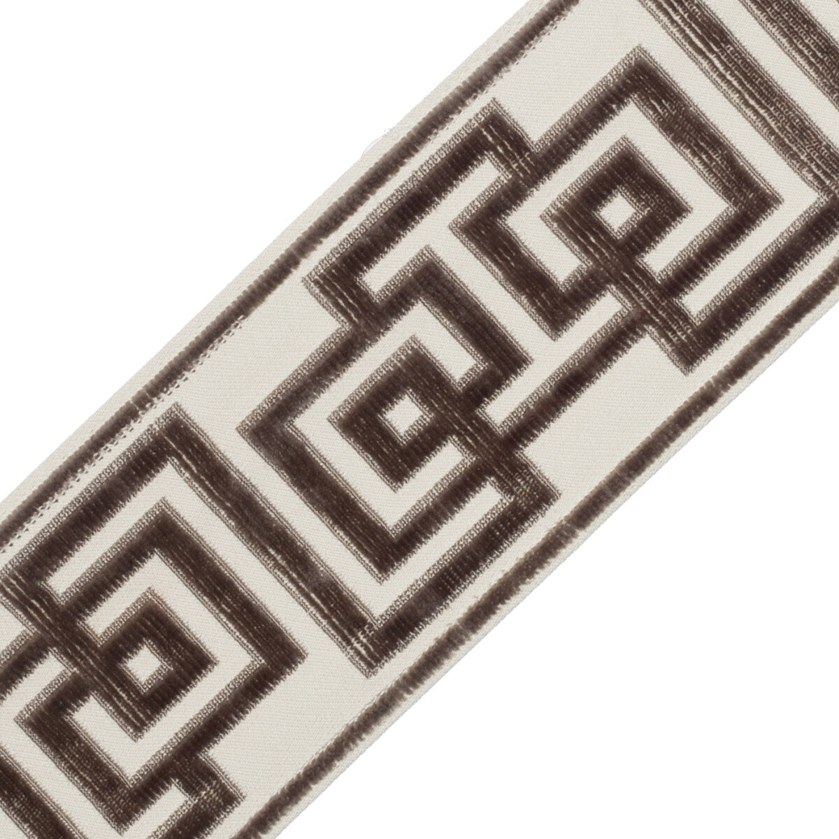 Rhodes Épinglé Velvet Border Trim by Samuel & Sons in Slate