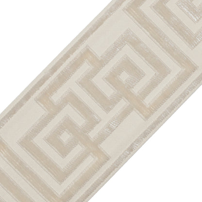 Rhodes Épinglé Velvet Border Trim by Samuel & Sons in Flax