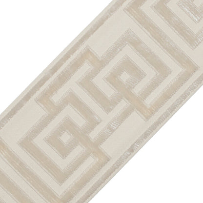 Rhodes Épinglé Velvet Border Trim by Samuel & Sons in Flax