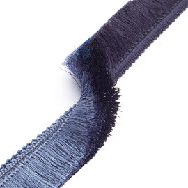 Céline Ombré Brush Fringe Trim by Samuel & Sons in Ink