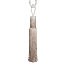 Céline Ombré Tassel Tieback by Samuel & Sons in Ecru
