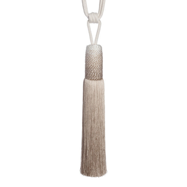 Céline Ombré Tassel Tieback by Samuel & Sons in Ecru