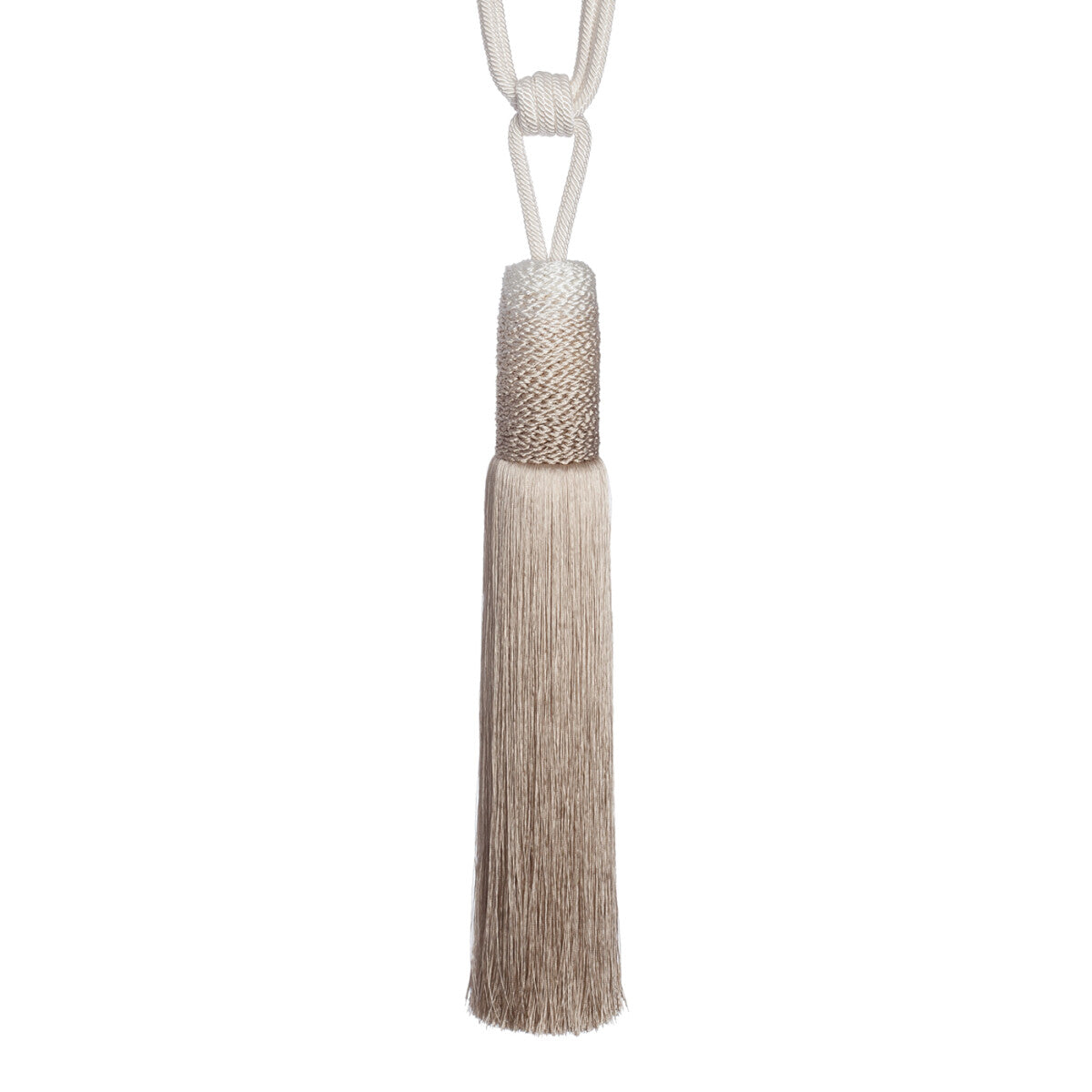 Céline Ombré Tassel Tieback by Samuel & Sons in Ecru