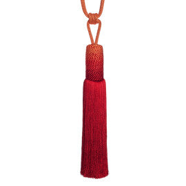 Céline Ombré Tassel Tieback by Samuel & Sons in Poppy