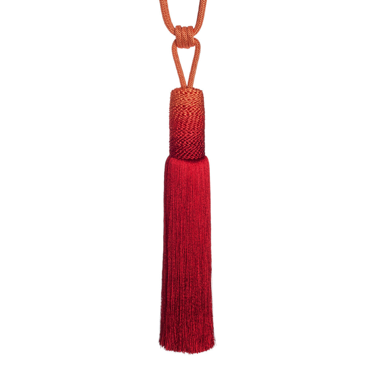 Céline Ombré Tassel Tieback by Samuel & Sons in Poppy