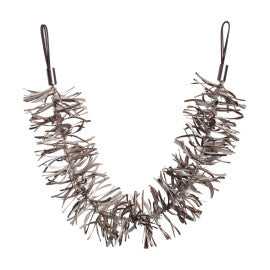 Celestial Feather Holdback by Samuel & Sons in Alloy