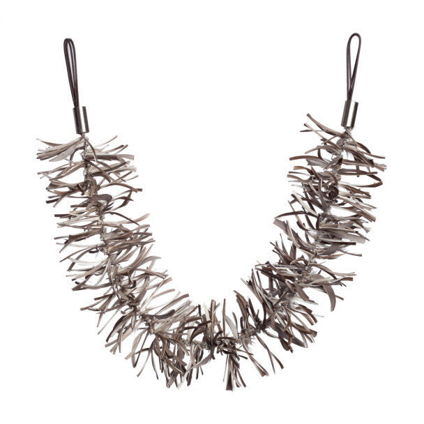 Celestial Feather Holdback by Samuel & Sons in Alloy