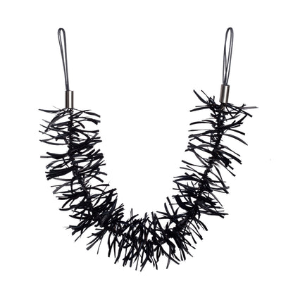 Celestial Feather Holdback by Samuel & Sons in Carbon
