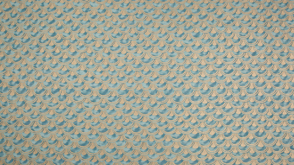 Papiro Blue-green & silvery gold