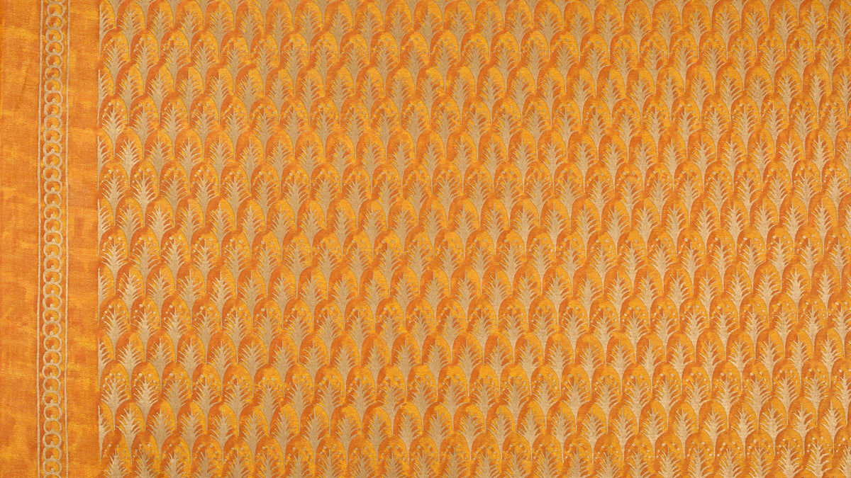 Piumette Burnt apricot & gold