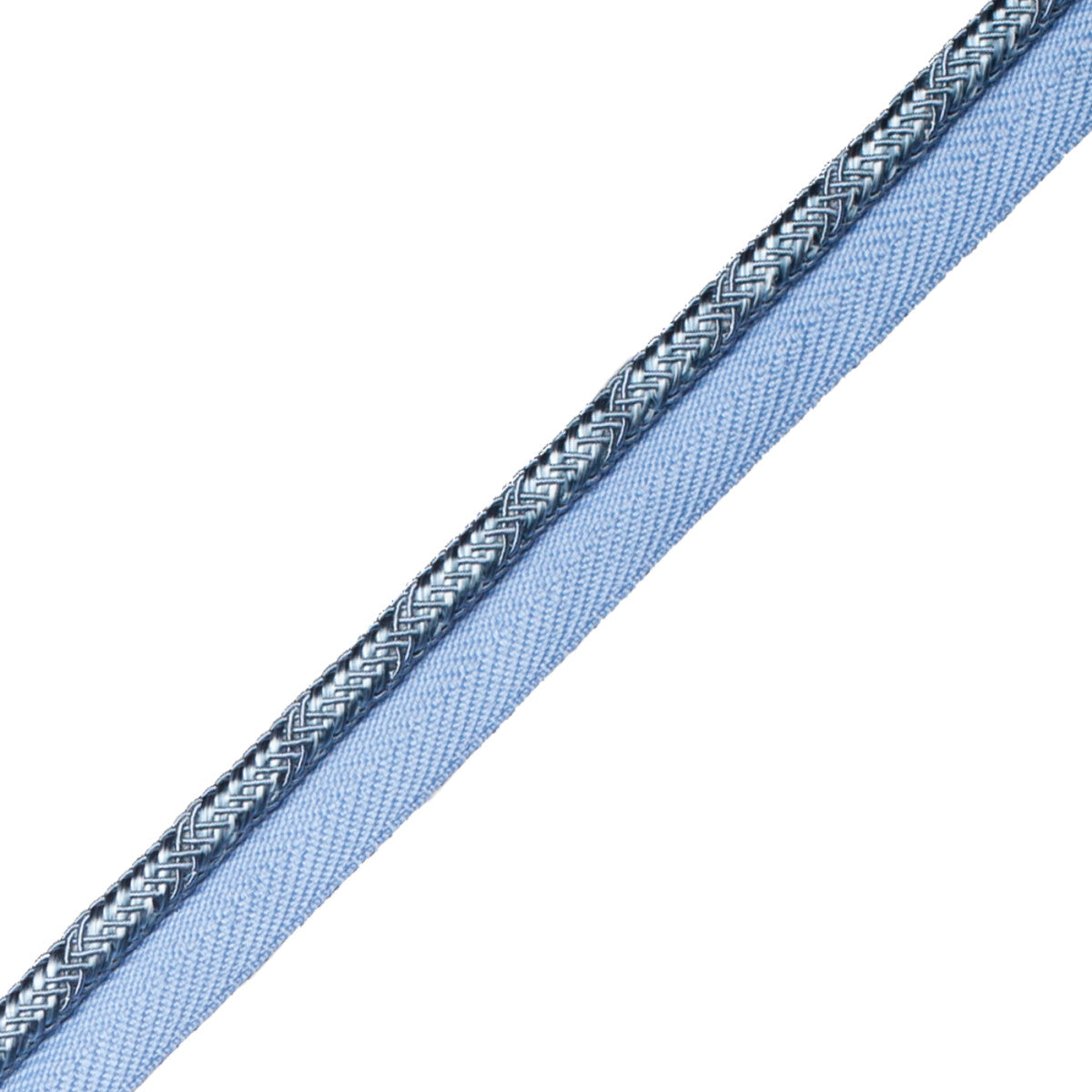 Calisto Cord With Tape Trim by Samuel & Sons in Bleu