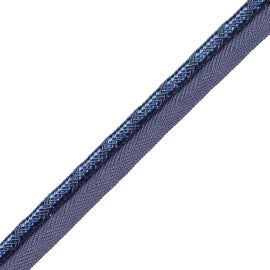 Calisto Cord With Tape Trim by Samuel & Sons in Ultramarine