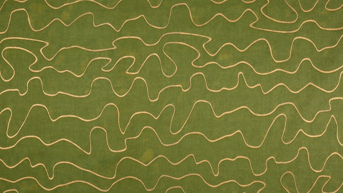 Sainte Chapelle Green & gold texture
