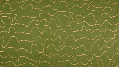 Sainte Chapelle Green & gold texture