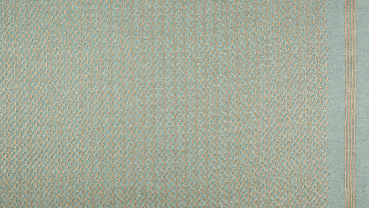 Tapa Aquamarine & silver