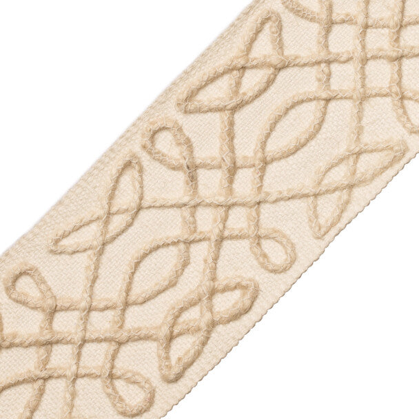 La Terre Appliqué Border Trim by Samuel & Sons in Canvas