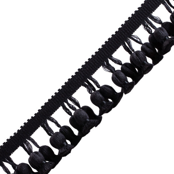 La Terre Onion Tassel Fringe Trim by Samuel & Sons in Onyx
