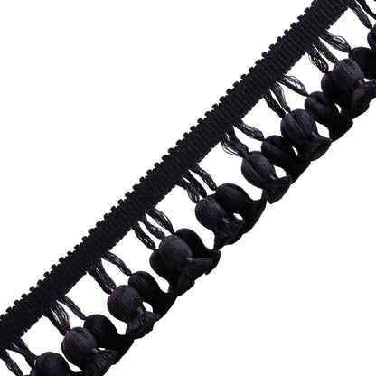 La Terre Onion Tassel Fringe Trim by Samuel & Sons in Onyx