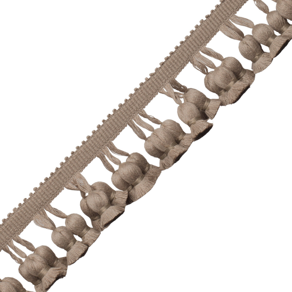 La Terre Onion Tassel Fringe Trim by Samuel & Sons in Flax