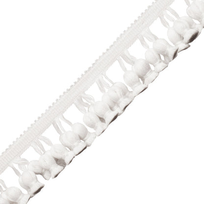La Terre Onion Tassel Fringe Trim by Samuel & Sons in Snow