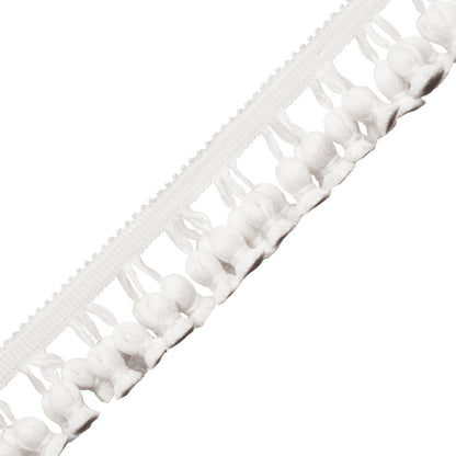 La Terre Onion Tassel Fringe Trim by Samuel & Sons in Snow