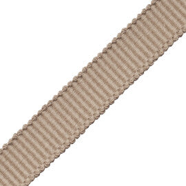 La Terre Strie Border Trim by Samuel & Sons in Flax