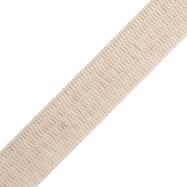 La Terre Linen Border Trim by Samuel & Sons in Travertine
