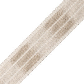 La Terre Ikat Border Trim by Samuel & Sons in Limestone