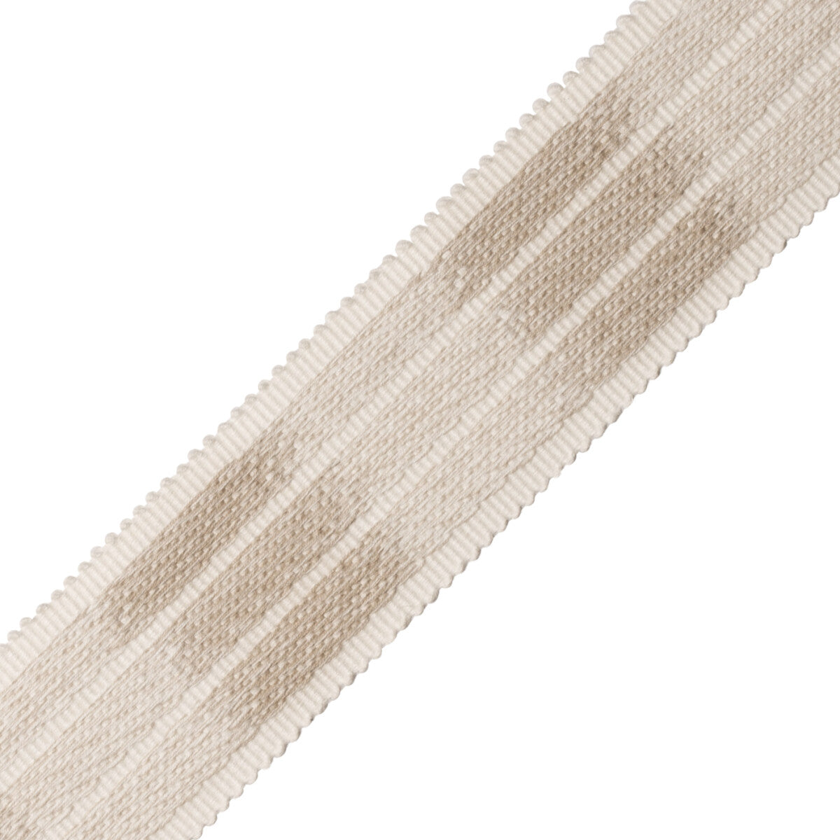 La Terre Ikat Border Trim by Samuel & Sons in Limestone