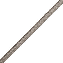 La Terre 3Mm Cord With Tape Trim by Samuel & Sons in Pebble