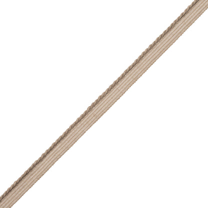 La Terre 3Mm Cord With Tape Trim by Samuel & Sons in Flax
