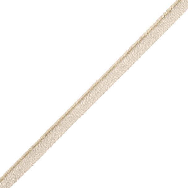 La Terre 3Mm Cord With Tape Trim by Samuel & Sons in Canvas