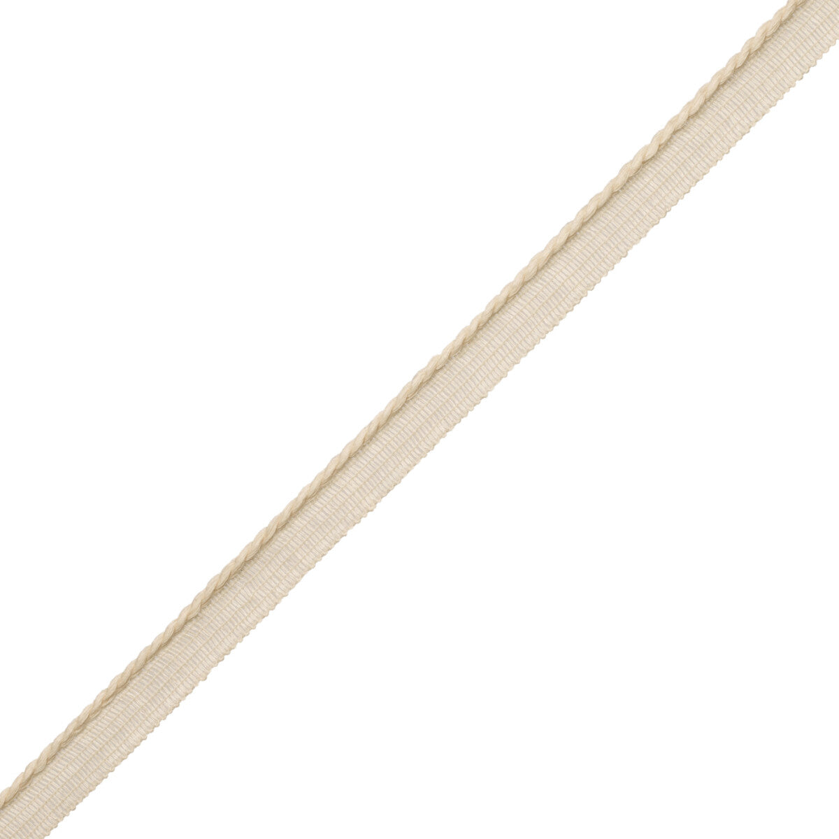 La Terre 3Mm Cord With Tape Trim by Samuel & Sons in Canvas